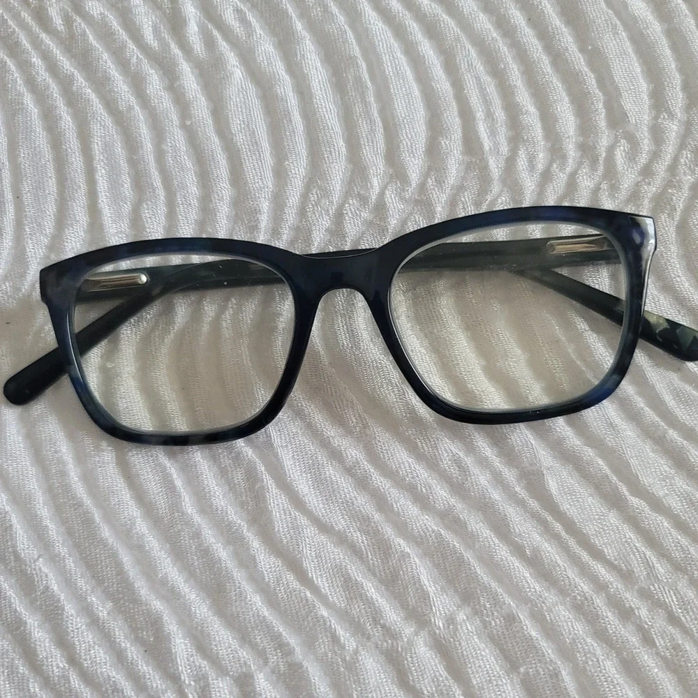 5th & Madison Foster Grant Eyeglasses Blue Tortoise Shell MS1116 Tana‎